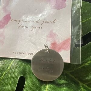 keep Collective Do what you love Silver disk